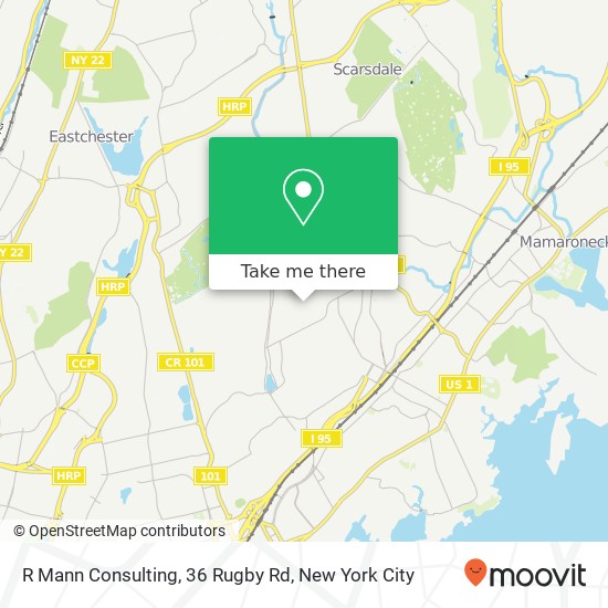 R Mann Consulting, 36 Rugby Rd map