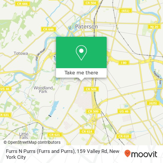 Furrs N Purrs (Furrs and Purrs), 159 Valley Rd map