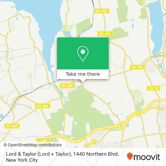Mapa de Lord & Taylor (Lord + Taylor), 1440 Northern Blvd