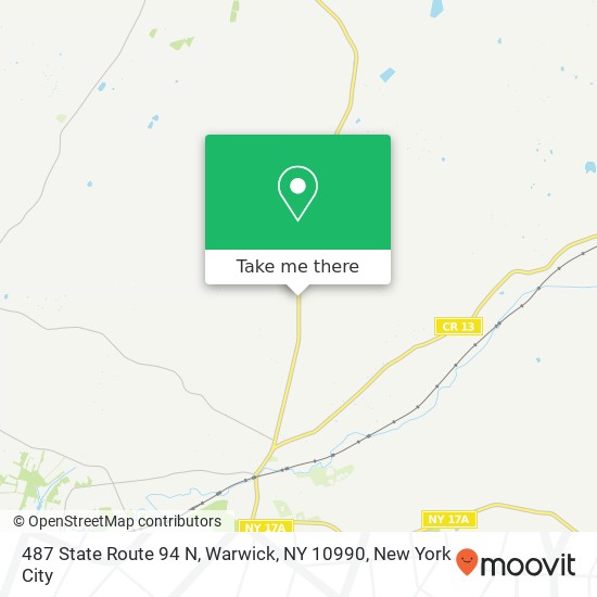 487 State Route 94 N, Warwick, NY 10990 map