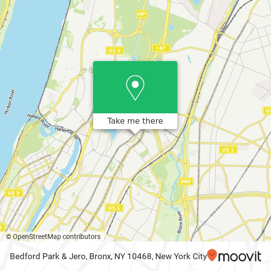 Bedford Park & Jero, Bronx, NY 10468 map