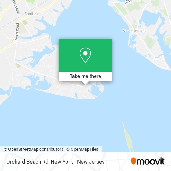 Mapa de Orchard Beach Rd, Southold, NY 11971