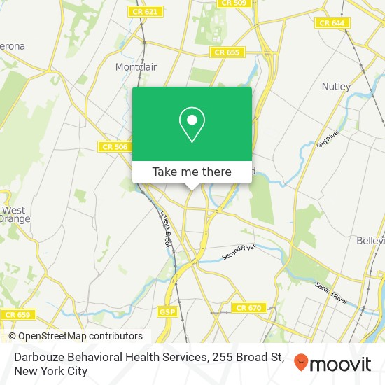 Darbouze Behavioral Health Services, 255 Broad St map