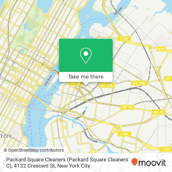 Mapa de Packard Square Cleaners (Packard Square Cleaners C), 4132 Crescent St