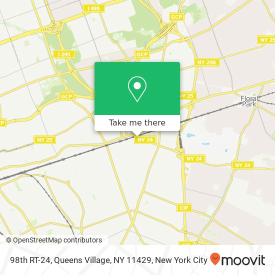 Mapa de 98th RT-24, Queens Village, NY 11429