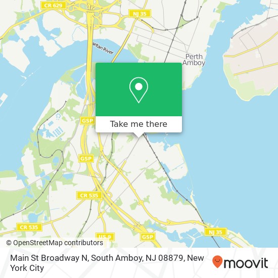 Main St Broadway N, South Amboy, NJ 08879 map