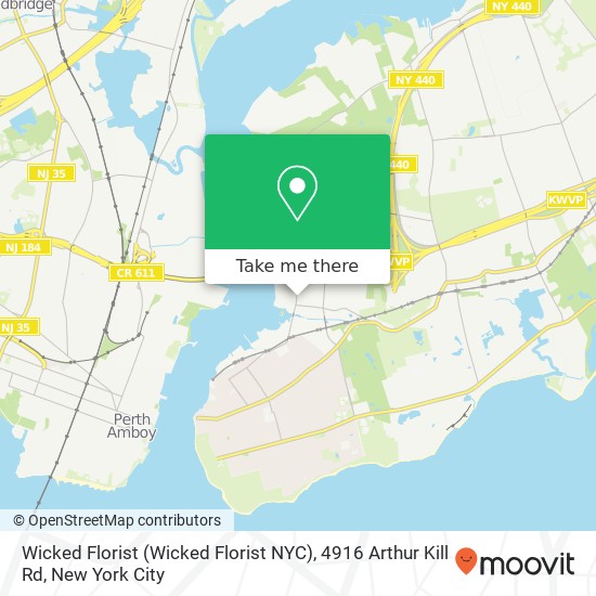 Wicked Florist (Wicked Florist NYC), 4916 Arthur Kill Rd map
