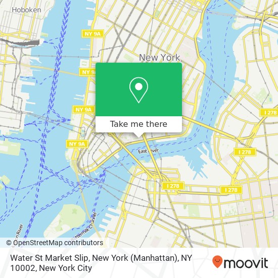Water St Market Slip, New York (Manhattan), NY 10002 map