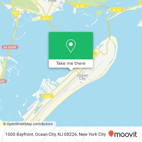 1000 Bayfront, Ocean City, NJ 08226 map