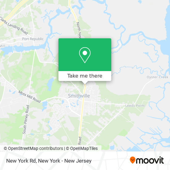 New York Rd map