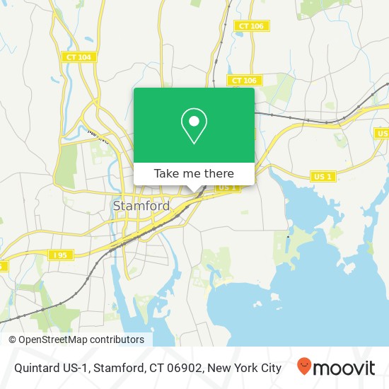 Quintard US-1, Stamford, CT 06902 map