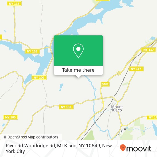 River Rd Woodridge Rd, Mt Kisco, NY 10549 map