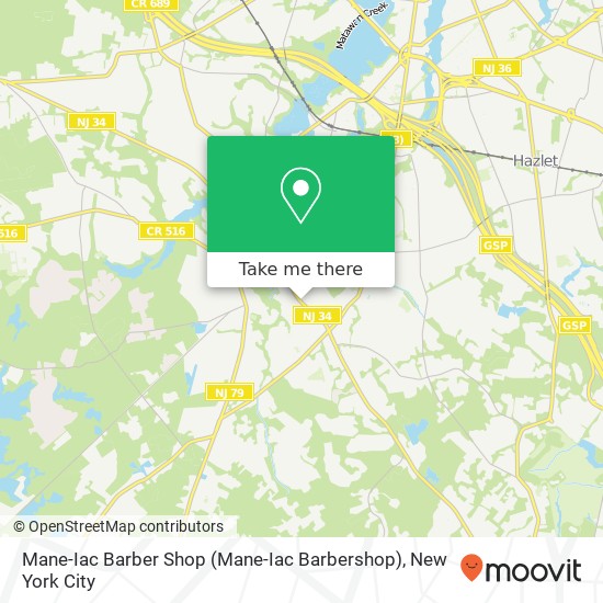 Mane-Iac Barber Shop (Mane-Iac Barbershop) map