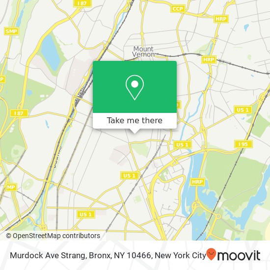 Mapa de Murdock Ave Strang, Bronx, NY 10466