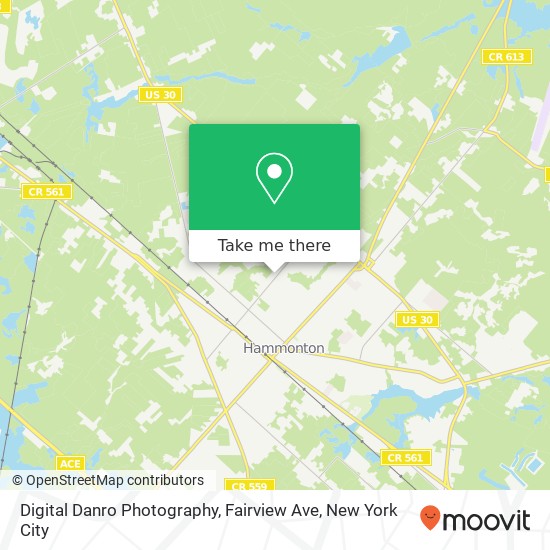 Mapa de Digital Danro Photography, Fairview Ave