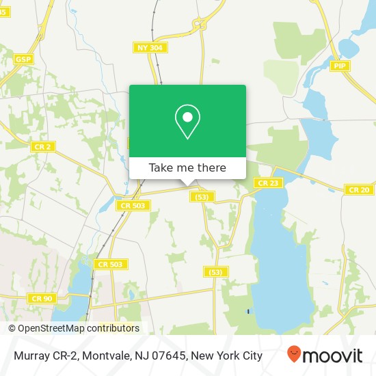 Murray CR-2, Montvale, NJ 07645 map