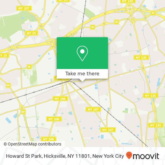 Howard St Park, Hicksville, NY 11801 map