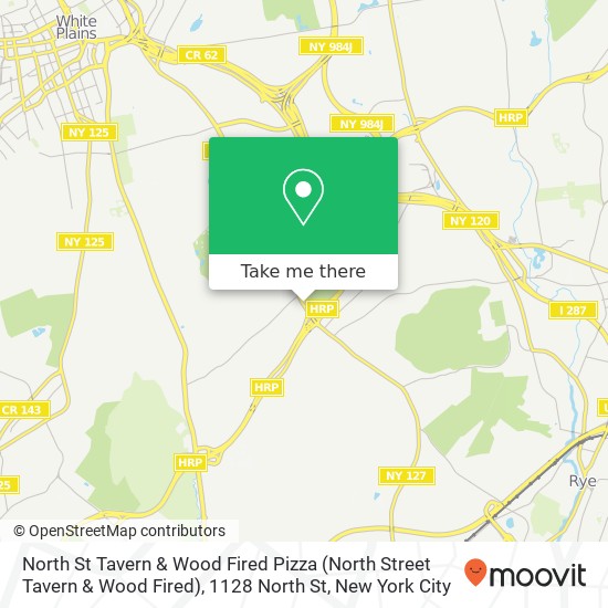 Mapa de North St Tavern & Wood Fired Pizza (North Street Tavern & Wood Fired), 1128 North St