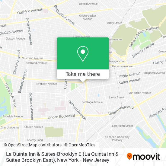 Mapa de La Quinta Inn & Suites-Brooklyn E