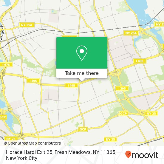 Mapa de Horace Hardi Exit 25, Fresh Meadows, NY 11365