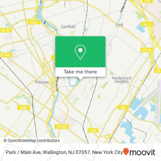 Park / Main Ave, Wallington, NJ 07057 map