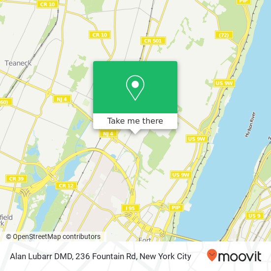 Alan Lubarr DMD, 236 Fountain Rd map