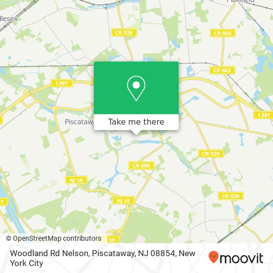 Woodland Rd Nelson, Piscataway, NJ 08854 map