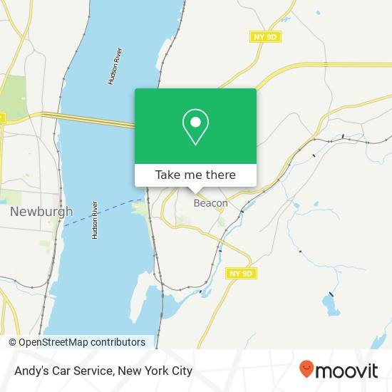 Andy's Car Service map