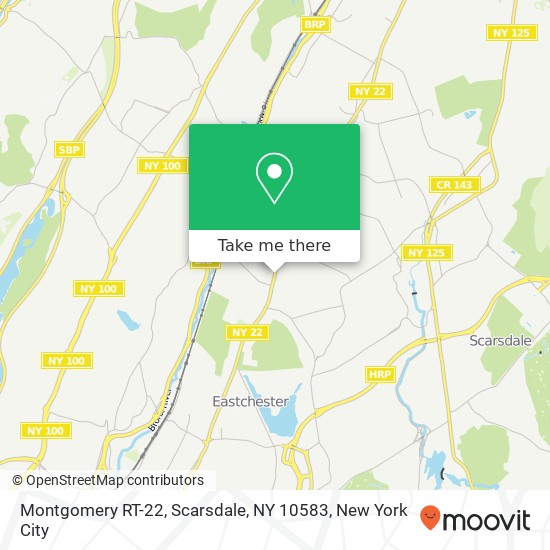 Mapa de Montgomery RT-22, Scarsdale, NY 10583