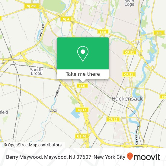 Berry Maywood, Maywood, NJ 07607 map