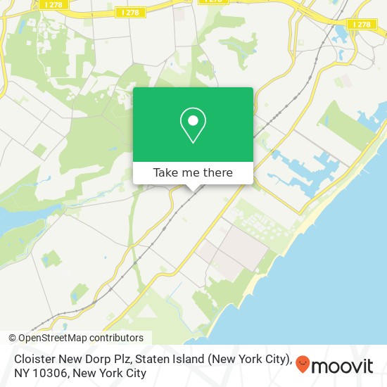 Cloister New Dorp Plz, Staten Island (New York City), NY 10306 map