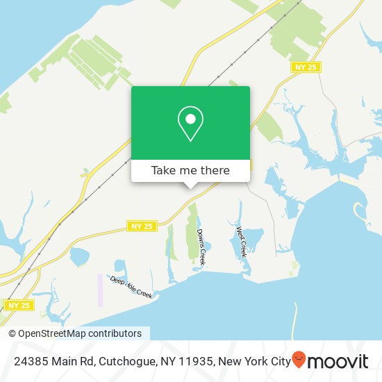 Mapa de 24385 Main Rd, Cutchogue, NY 11935