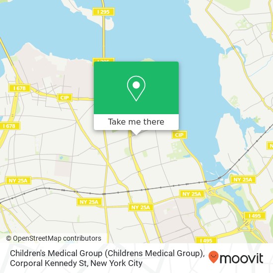 Mapa de Children's Medical Group (Childrens Medical Group), Corporal Kennedy St