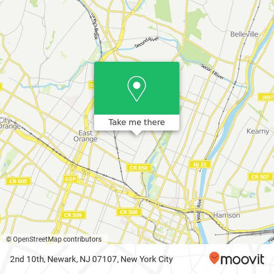 2nd 10th, Newark, NJ 07107 map