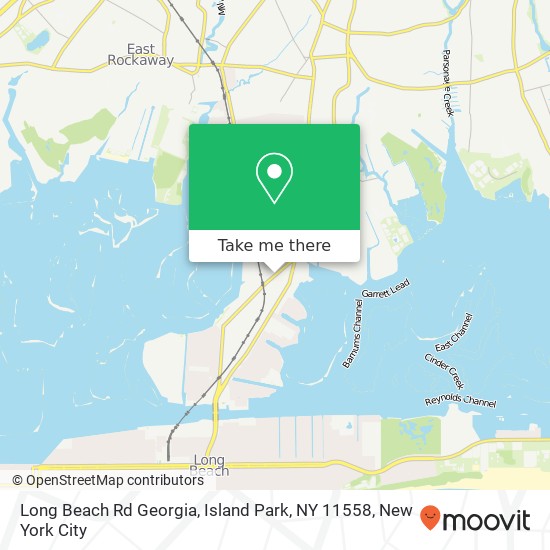 Long Beach Rd Georgia, Island Park, NY 11558 map