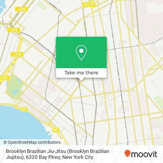 Brooklyn Brazilian Jiu-Jitsu (Brooklyn Brazilian Jiujitsu), 6320 Bay Pkwy map