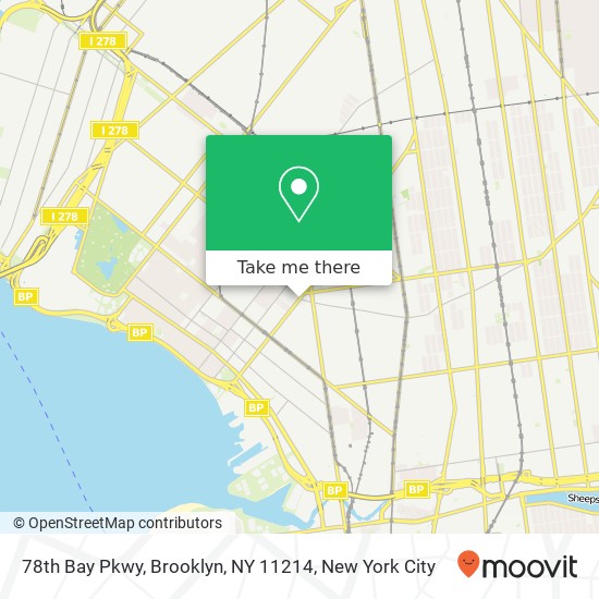 78th Bay Pkwy, Brooklyn, NY 11214 map