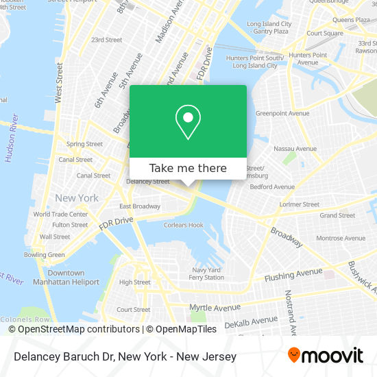 Delancey Baruch Dr map