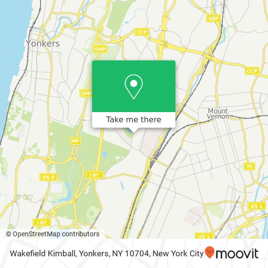 Wakefield Kimball, Yonkers, NY 10704 map