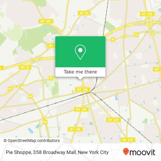 Pie Shoppe, 358 Broadway Mall map