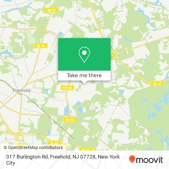 317 Burlington Rd, Freehold, NJ 07728 map