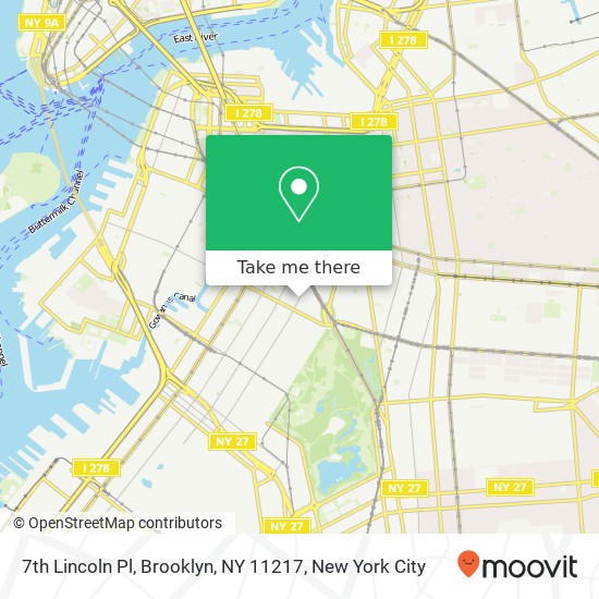 7th Lincoln Pl, Brooklyn, NY 11217 map