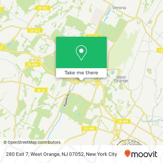 280 Exit 7, West Orange, NJ 07052 map