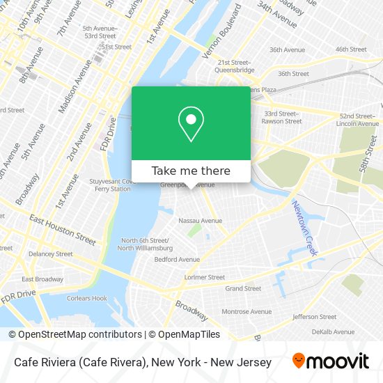 Cafe Riviera (Cafe Rivera) map