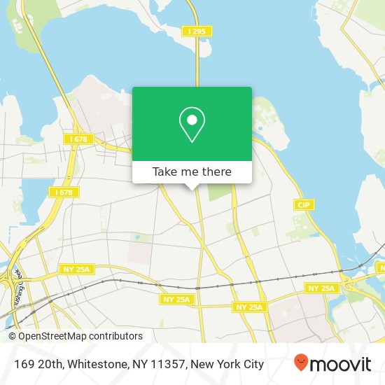 Mapa de 169 20th, Whitestone, NY 11357