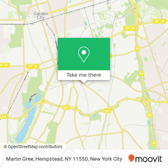 Mapa de Martin Gree, Hempstead, NY 11550