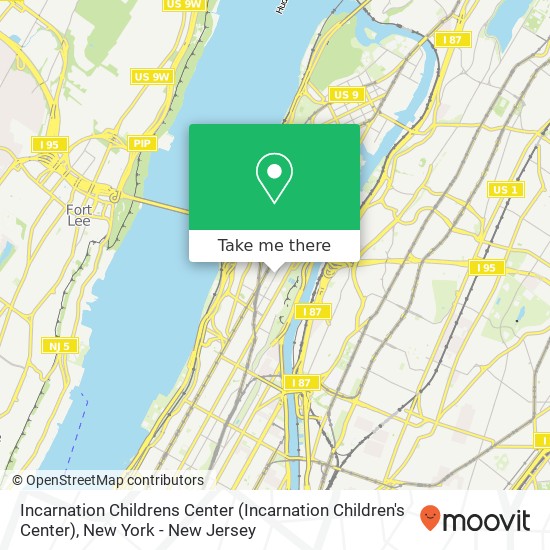 Incarnation Childrens Center (Incarnation Children's Center) map