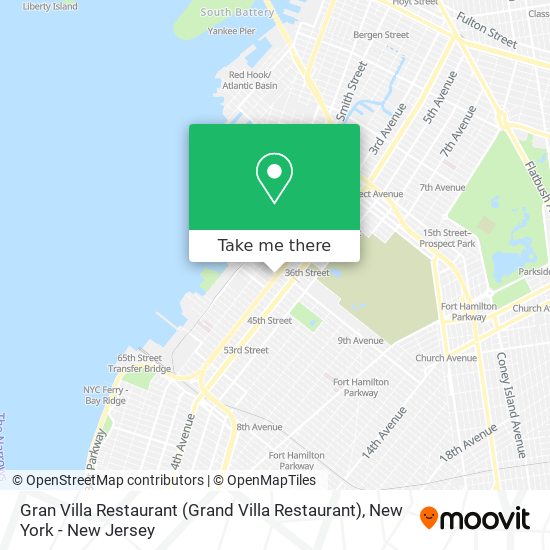 Gran Villa Restaurant (Grand Villa Restaurant) map