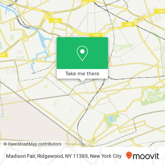 Mapa de Madison Fair, Ridgewood, NY 11385