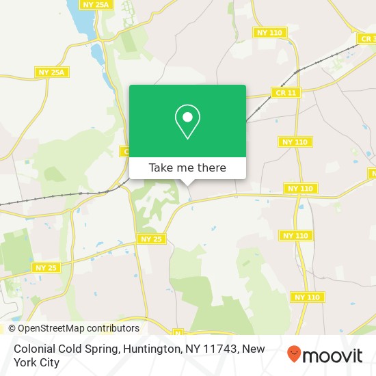 Colonial Cold Spring, Huntington, NY 11743 map